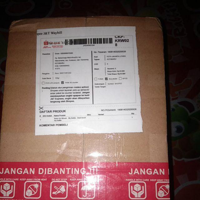 Botol Air Minum . My Bottle . Dont Touch My Bottle