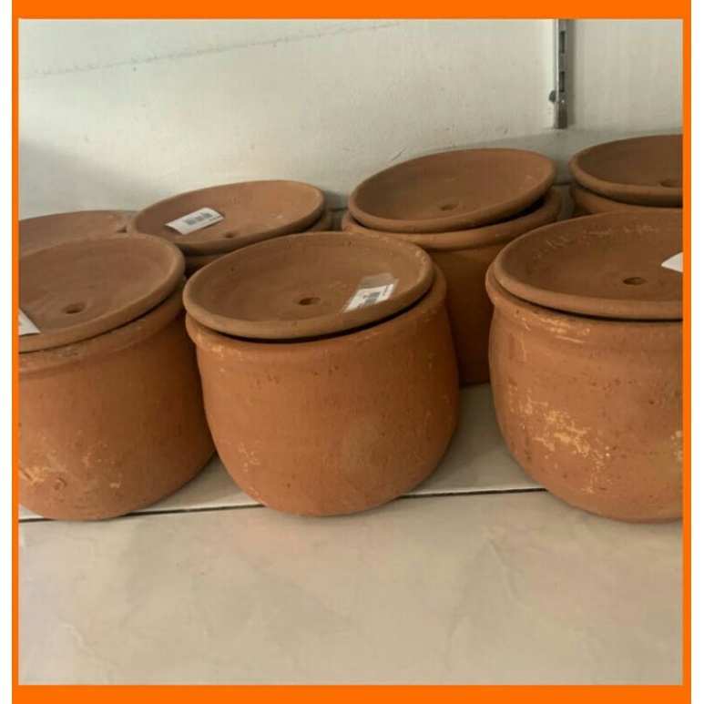 Pendil/ Kendi dari Tanah Liat / Gerabah untuk Ari-ari Bayi (Kendi Ari-ari Kecil)