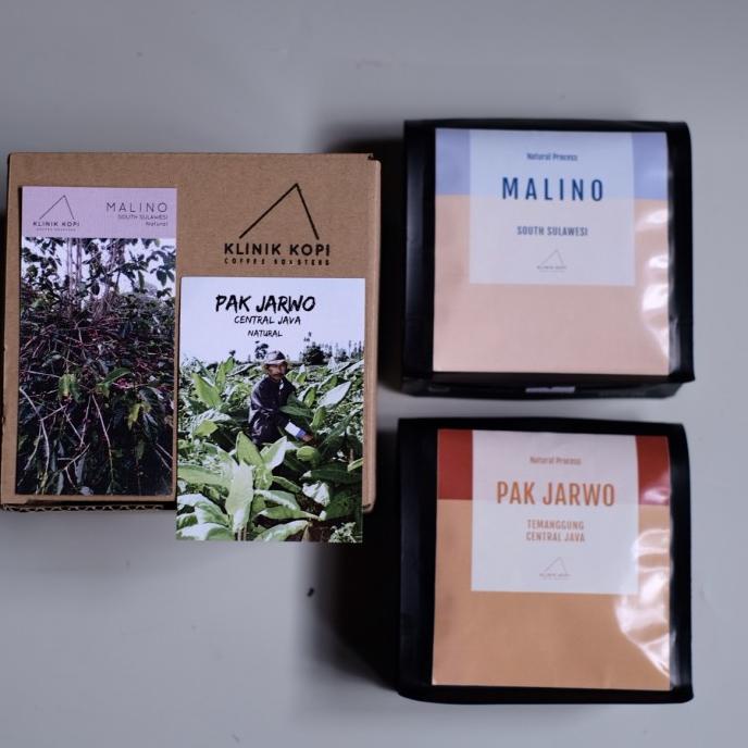

Paket Manis natural Proses ( Kopi Pak Jarwo Dan Kopi Malino)