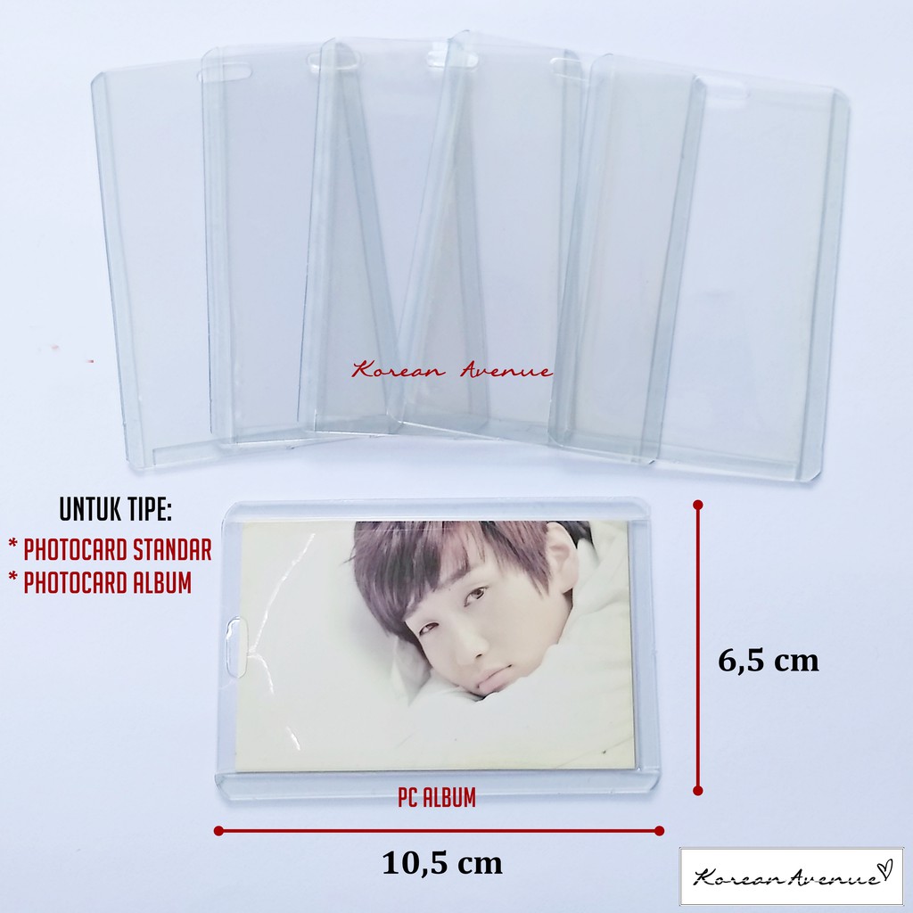  20 FREE 1 TOPLOADER PHOTOCARD VER HEMAT Uk. 10 5 x 6 5cm 