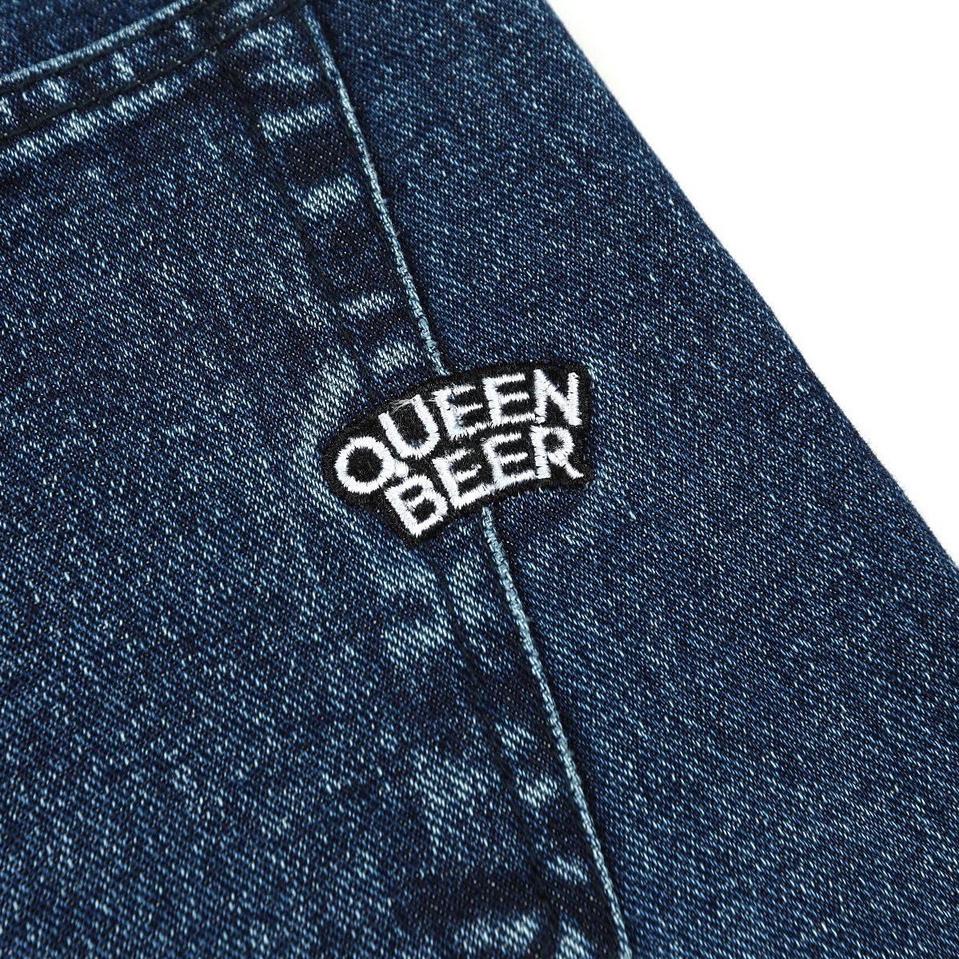 Koleksi Terbaru.. QueenBeer x Thanksinsomnia "REU" BLUE WASHED DENIM PANTS