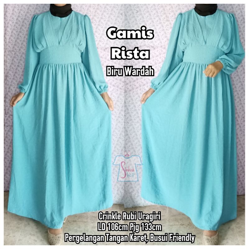 Gamis Lesti Polos Terbaru LD 106cm, Gamis Cantik Terbaru, Gamis Lesti Busui Friendly, Gamis Polos Bi
