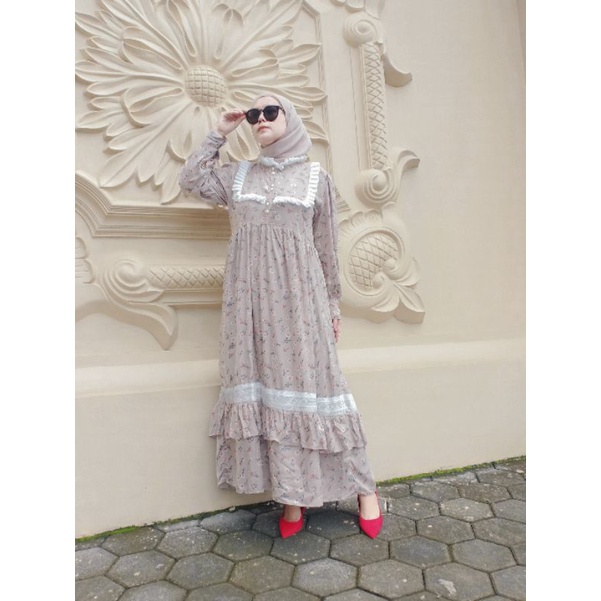 [EDELWISH] JENAIRA DRESS LATTE