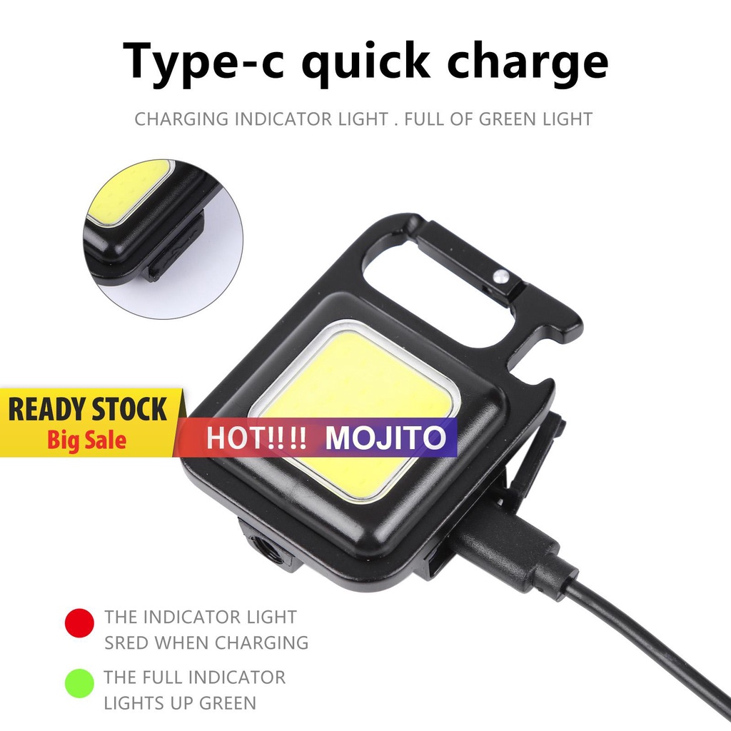 Lampu Sorot LED COB Portable Untuk Outdoor / Camping / Reparasi Mobil