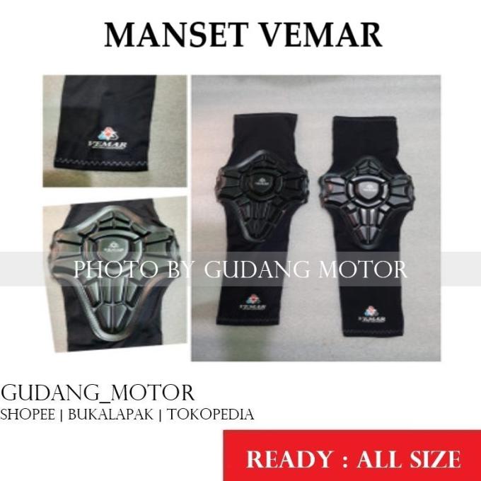 Mas.Bridgett - Manset Sepeda Vemar - Manset Motor - Pelindung Sikut Vemar