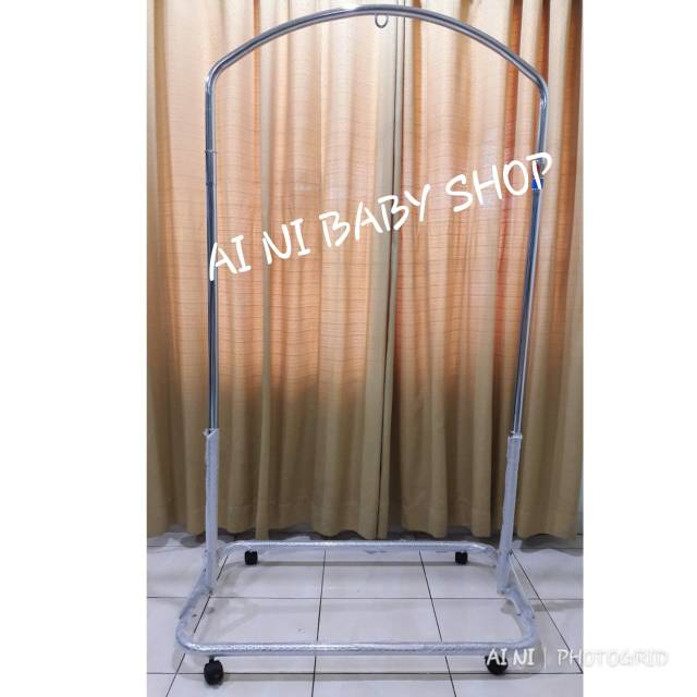 Tiang Ayunan Bayi Portable (TIANG + RODA SAJA)