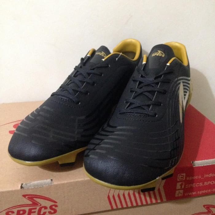 Sepatu Bola Original Specs Accelerator Infinity 19 FG Black Gold