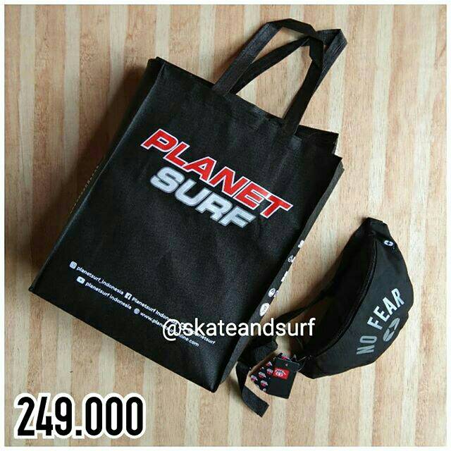 WAIST BAG NO FEAR ORIGINAL FREE TOTE BAG PLANET SURF