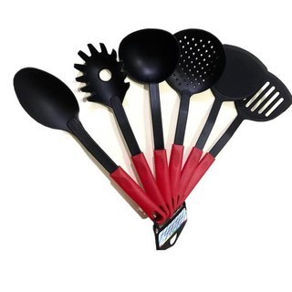 Sodet Dapur isi 6 pcs Spatula Sutil Kitchen Tools Alat Masak Warna 1set-4