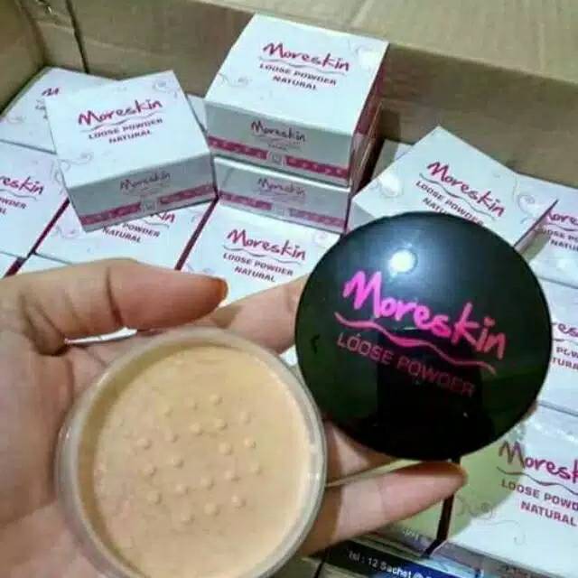 Bedak tabur moreskin nasa, glowing