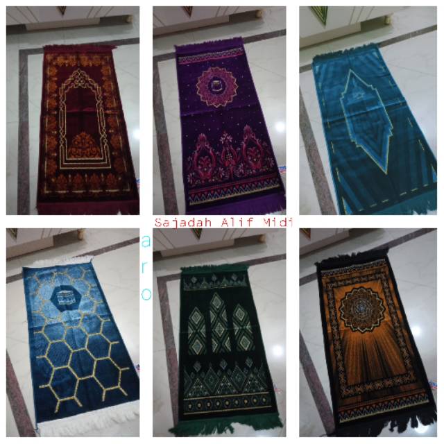 Sajadah midi turkey alif
