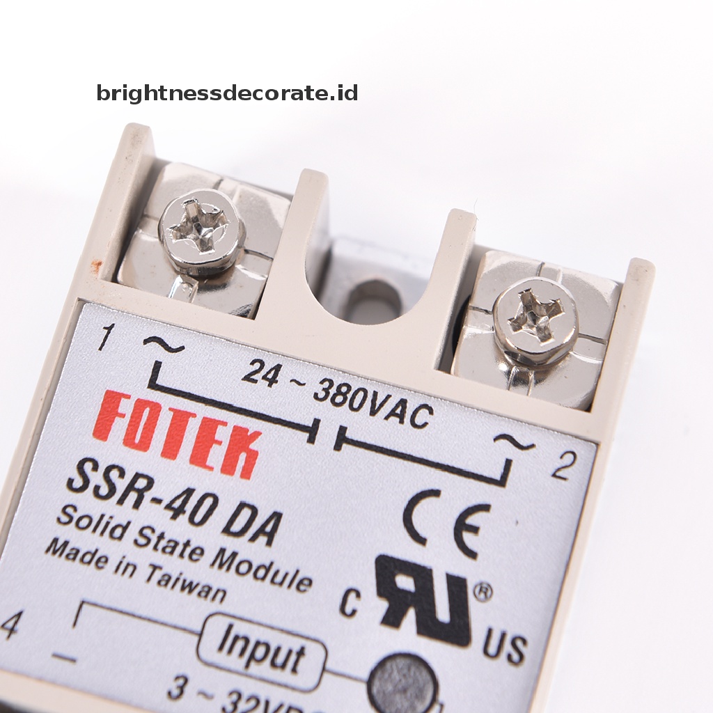 [birth] Industrial Solid State Relay SSR 40A with Protective Flag SSR-40DA 40A DC control AC [ID]