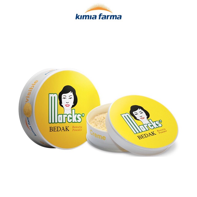 ✿ELYSABETHME✿ Bedak alami tabur BULAT marcks by kimia farma loose powder hasil natural anti wajah berminyak serap