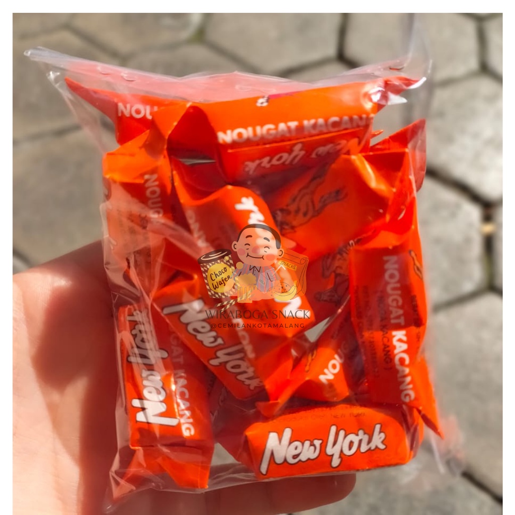 

Permen Nougat New York Jadul Ecer - Permen Jadul/ Permen kacang kuda/ SUSU NOUGAT OREN KACANG