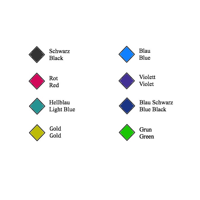 

Ero Fountain Pen Ink Schwartz Black Waterproof. Tinta Pena Jerman Ori promo