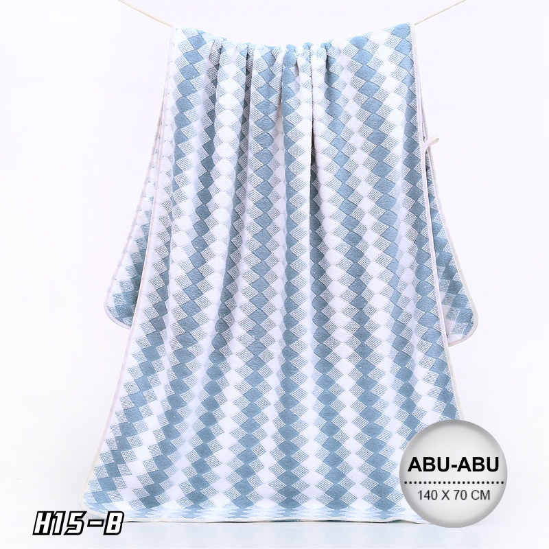 Handuk Mandi Dewasa Tebal Lembut Halus Bath Towel Sunny Handuk Ukuran 70 x 140 cm H15-B MOTIF ZIGZAG