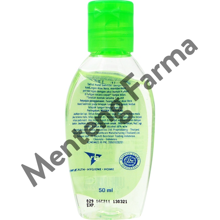 Dettol Hand Sanitizer Refresh 50 mL - Pembersih Tangan Tanpa Bilas