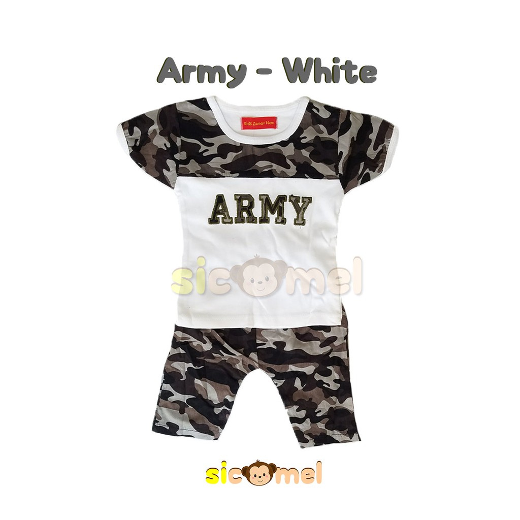 Baju Bayi / Setelan Anak Army