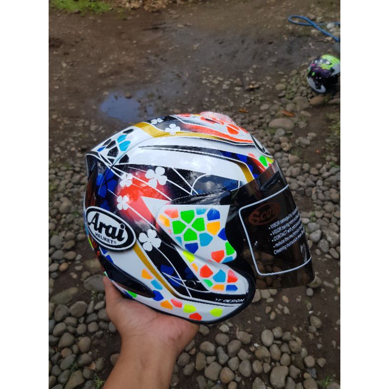 helm scot repaint nakagami not arai hjc agv tsr shoei kyt