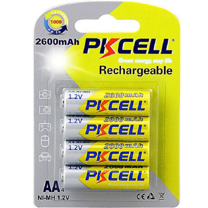 Baterai Recharge PKCELL AA 2600 MAH