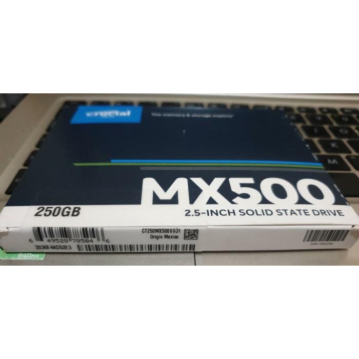 Ssd | Crucial Mx500 250Gb Sata 2.5 Inch Read 560Mbps Write 510Mbps