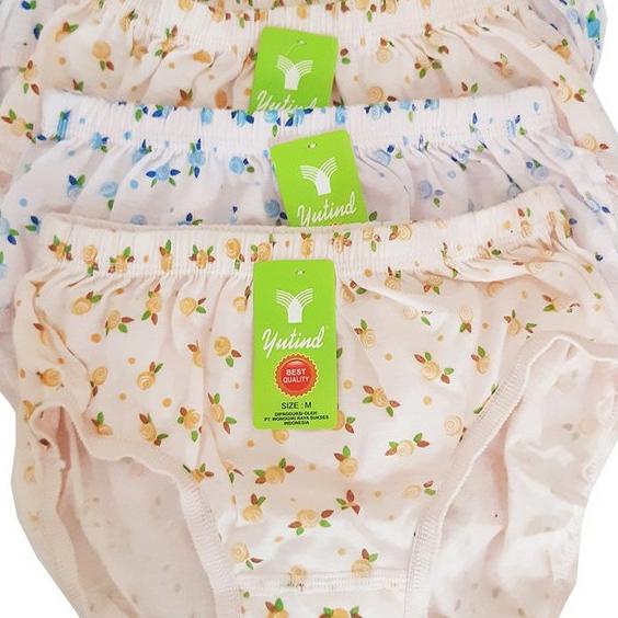 [KODE BARANG 3471] celana dalam yutind/cekana dalam losinan /celana dalam jumbo 6pcs
