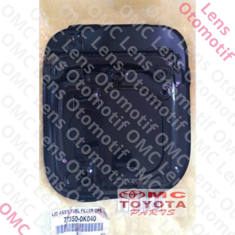 (100% ORIGINAL EM ) Plat Tutup / Cover Tangki Bensin Toyota Hilux 77350-0K040 Keren