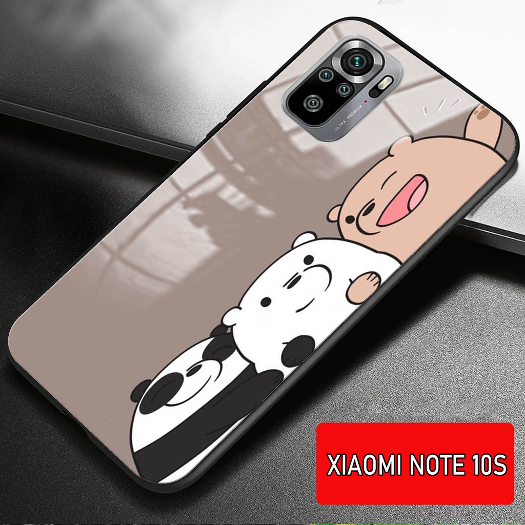 Softcase Glass Kaca XIAOMI REDMI NOTE 10 S - Casing HP XIAOMI REDMI NOTE 10 S [ S48].