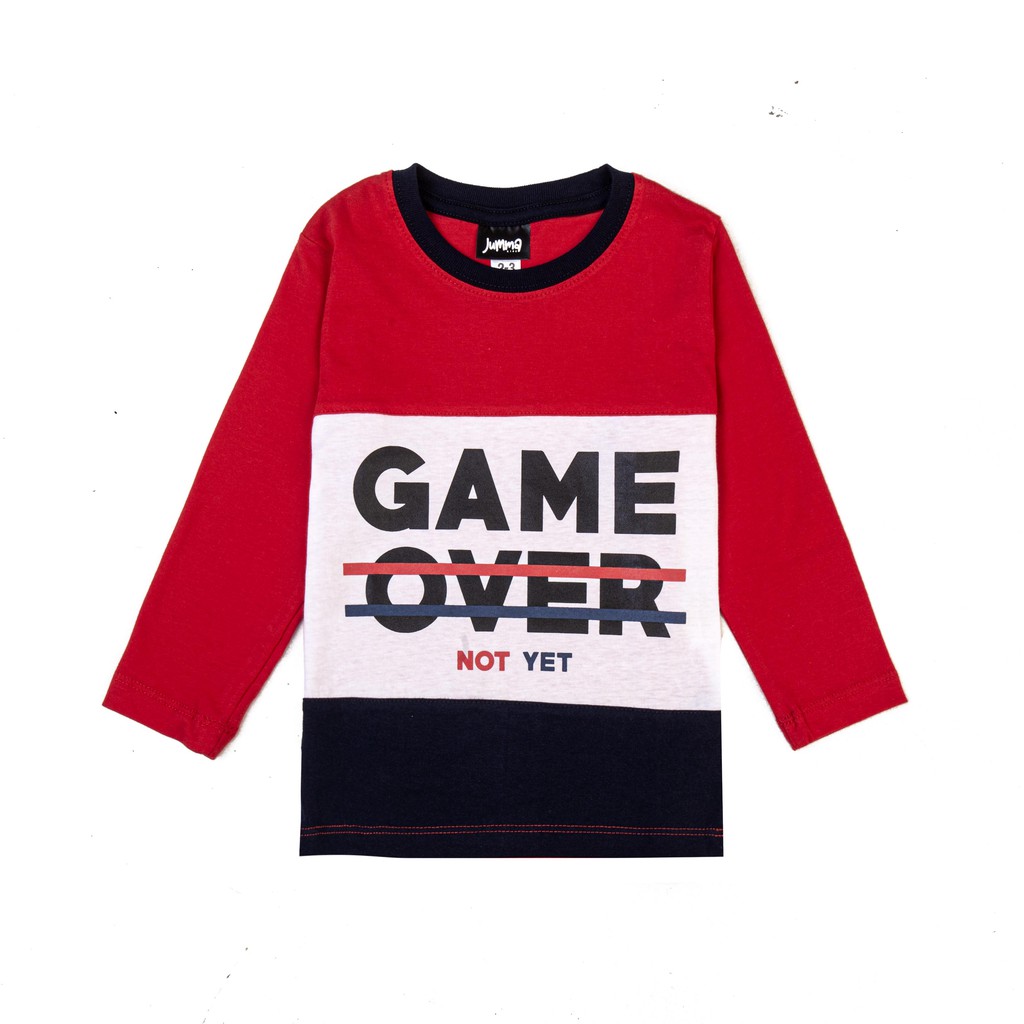 

JummaKids Not Over Yet Long Sleeve Printed Anak