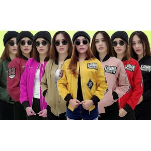 JAKET BOMBER WANITA MARON /JAKET BOMBER MAYER IMPORT