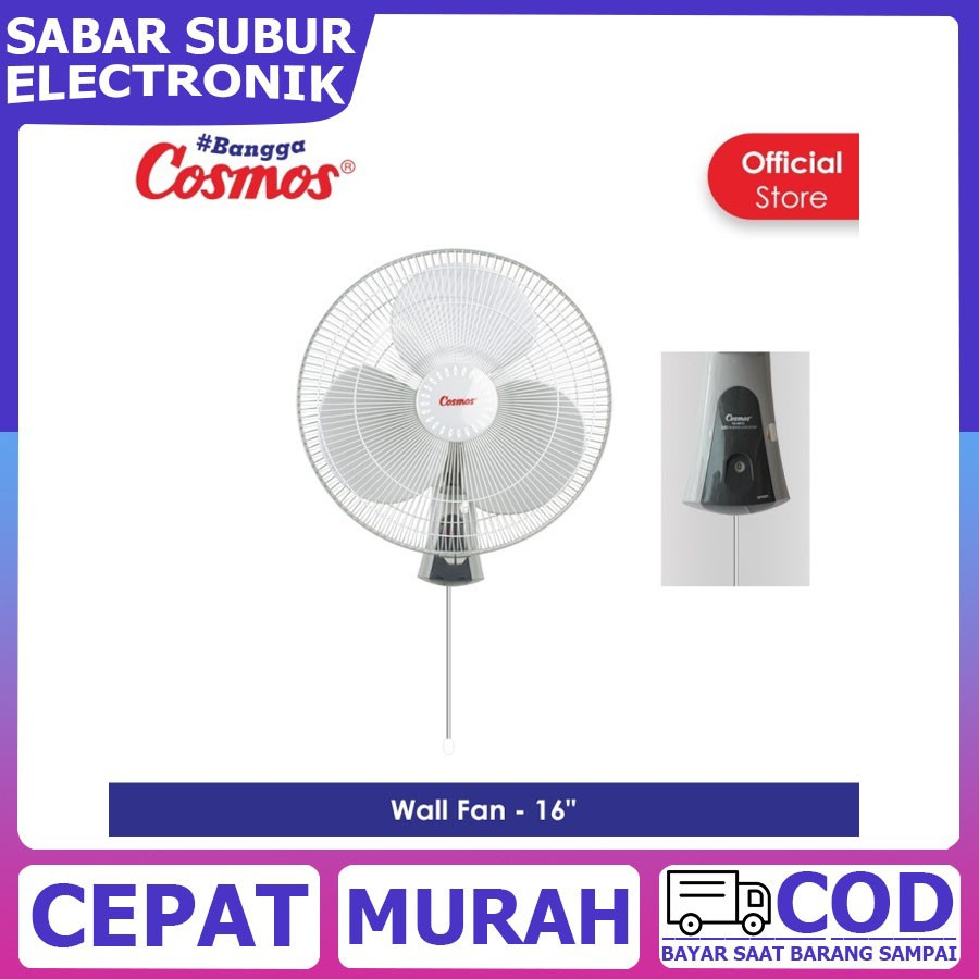 Kipas Angin Dinding Remote COSMOS 16WFCR