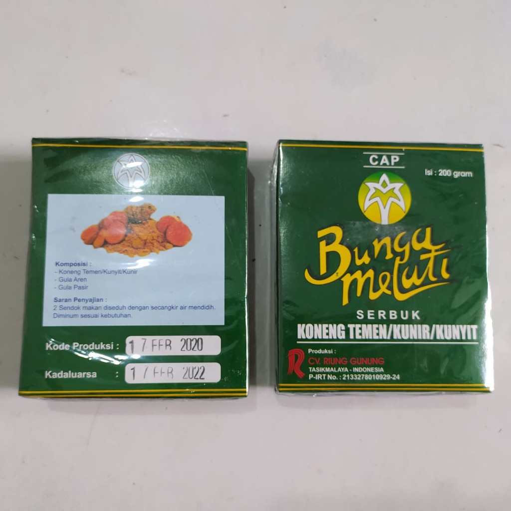 PROMO Beli 2 Gratis 1 - SERBUK KONENG / KUNIR / KUNYIT Obat Maag Kronis Asam Lambung Akut GERD Alami