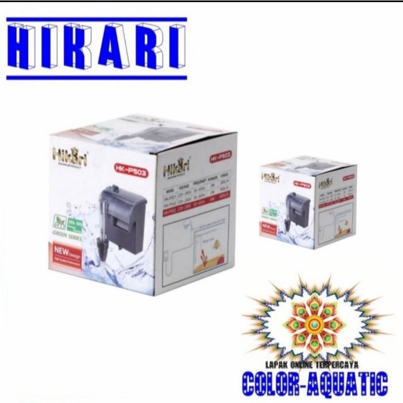 hikari 503 filter gantung aquarium aquascape