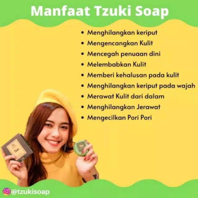 Sabun Tzuki 100 % Original dijamin asli