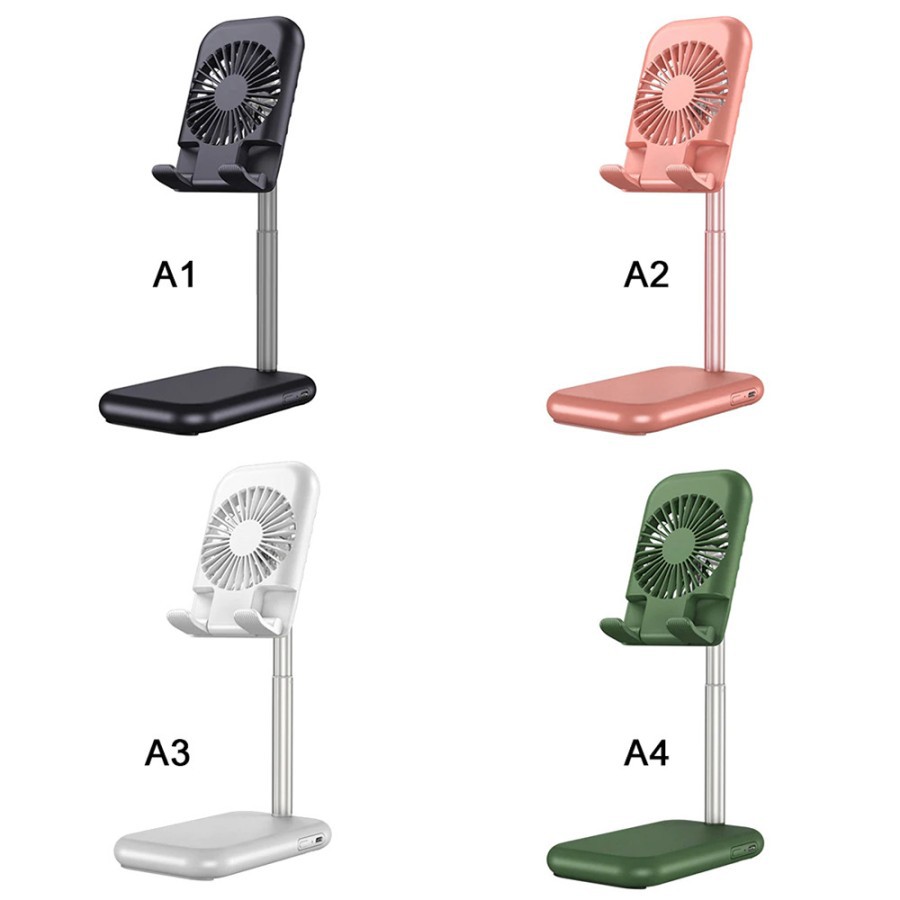 Fan STANDIT Folding Holder Phone Stand with mount hp set kipas angin