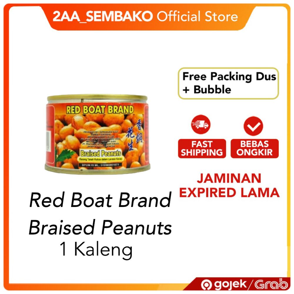 

Red Boat Brand Braised Peanut Kacang Kalengan Red Boat Brand Kacang Tanah Kukus Dalam Larutan Kecap