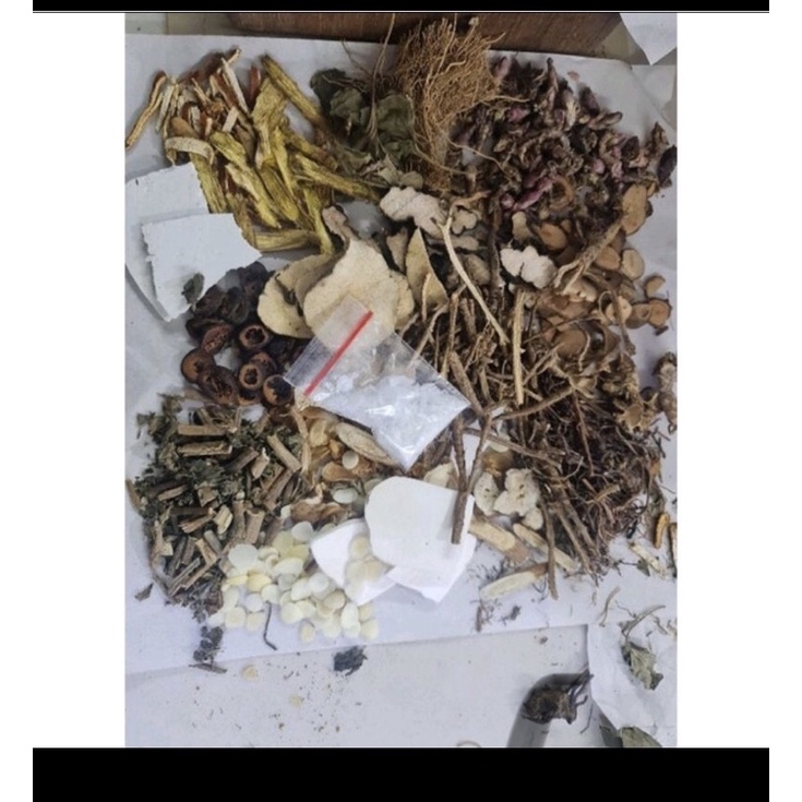 Qing Fei Pai Du Tang obat herbal/ obat tradisional ramuan covid 21 macam