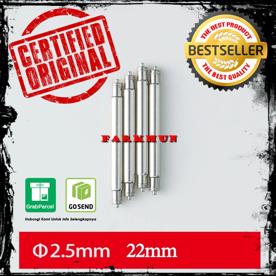 20mm OEM SEIKO 2.5mm FAT Spring Bars PROSPEX Non-Fringe 1.1mm Tip - Foto 3