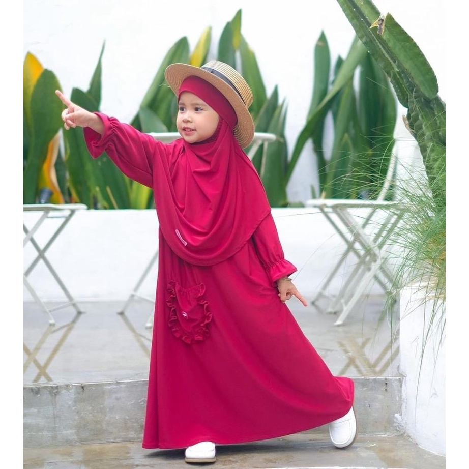 Gamis anak perempuan TASYA SYAR'I KIDS Outfitbajumurah