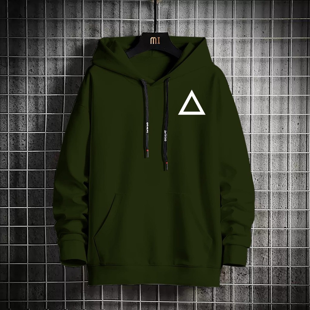 BISA COD / ALIPIO781 - SQUIDGAME TRIANGLE / netflix / korea / new hot list / game / triangle / square / circle / hoodie pria / hoodie cowok / hodie