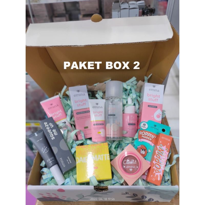 Paket Emina  Hantaran / Seserahan Make Up dan skincare