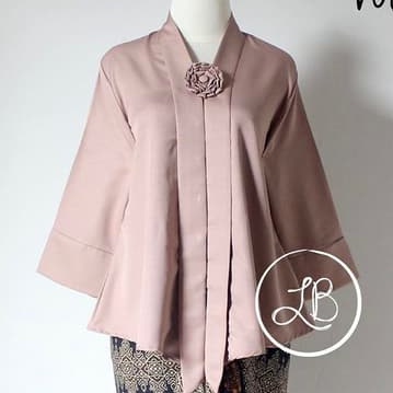 Kebaya Modern Kutubaru Atasan Kebaya Wisuda Floy Aneka PIlihan Warna-ATASAN MILO
