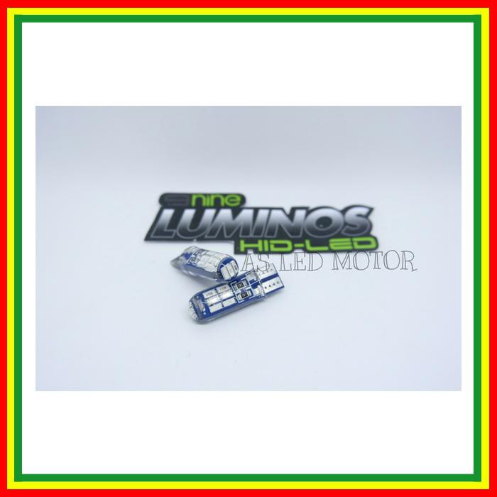 LAMPU LED T10 BIRU JELLY | LAMPU LED KOTA BIRU SILICON