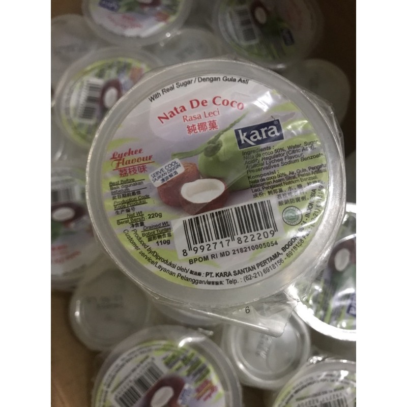 Nata De Coco kara gelas 220 gram