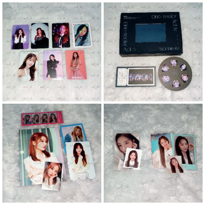 Photocard Izone Iz*one Eunbi I was Bloomiz Minju AR Clip Oneiric Diary One Reeler Wonyoung Oneiric Theater Pajamas Uniform One Reeler Album Only OR The Story Trading Card TC Secret Time Chaeyeon Scene 2 dan 3