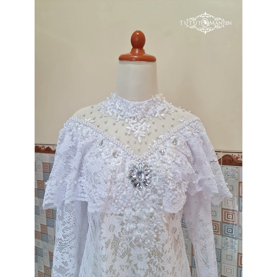 Kebaya Pengantin Renda Broklat