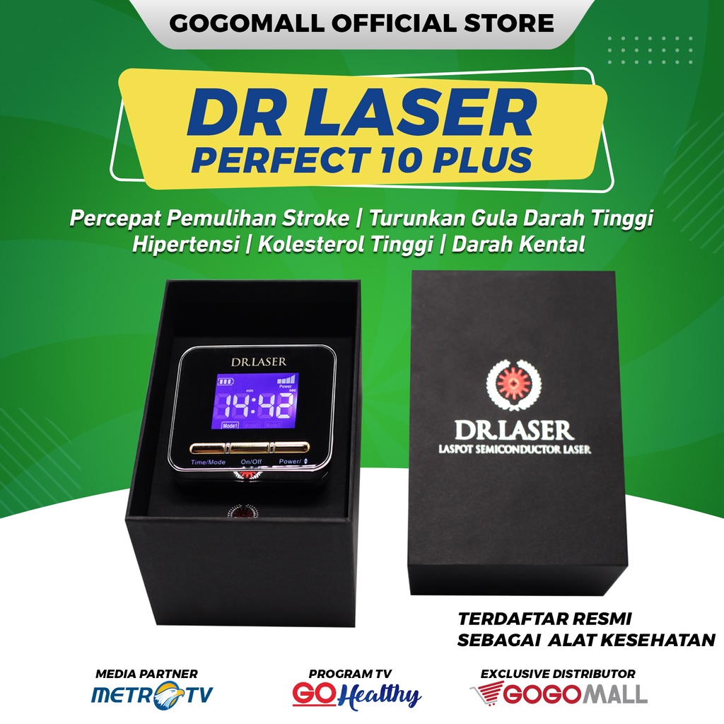 DR LASER HI PLUS GOGOMALL - MEMBANTU MENGATASI DARAH TINGGI