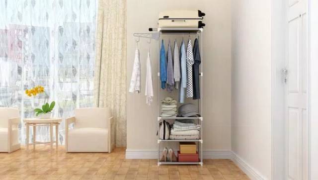 Stand Hanger Rak Lemari Pakaian Serbaguna