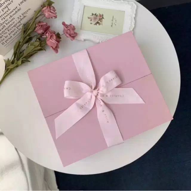 CK Ribbon Bulu Pink Gift Set Box