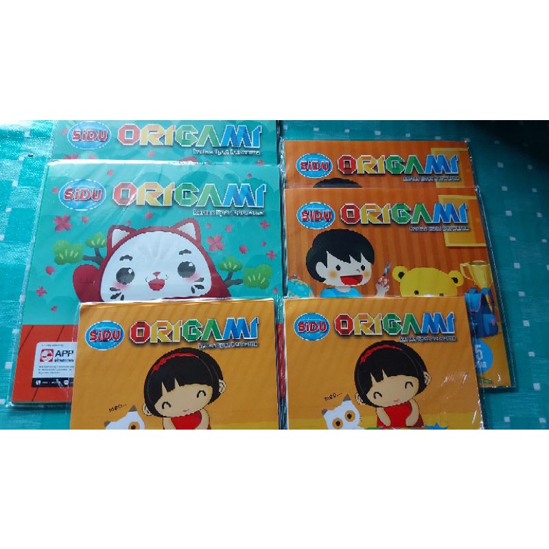 

KERTAS ORIGAMI/KERTAS LIPAT/KERTAS WARNA DENGAN BERBAGAI MERK DAN UKURAN WARNA DIJUAL 1PACK/PER KEMASAN